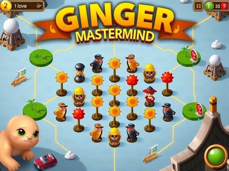 Ginger Strategy Mastermind Game Screenshot